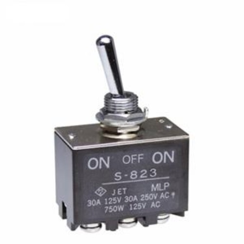 1) Toggle Switch DPDT ON-OFF-ON HIGH SCREW LUG 30A (amp) 30VDC (volt) 125VAC